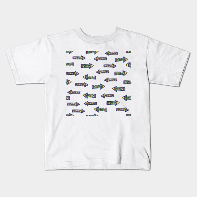 Arrow - Doodle Kids T-Shirt by KindlyHarlot